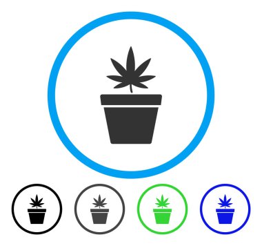 Esrar esrar yuvarlak vektör simgesi