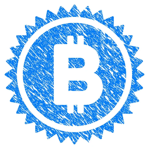 Bitcoin madalya sikke Grunge simgesi