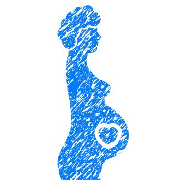 Hamile kadın Grunge simgesi