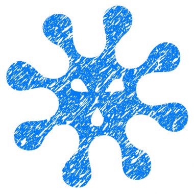 Virüs grunge simgesi