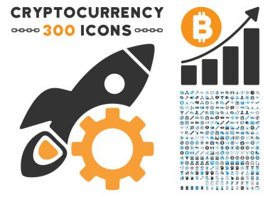 Roket geliştirme düz simgesiyle