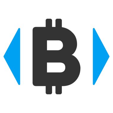 Bitcoin fiyat düz simgesi düzenleyen