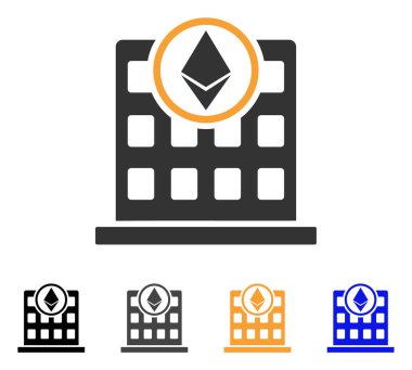 Ethereum Office vektör simgesi