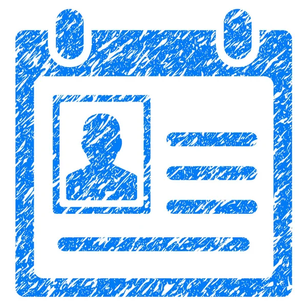Ícone de Grunge de emblema pessoal — Vetor de Stock