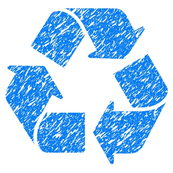 Recycle grunge pictogram — Stockvector