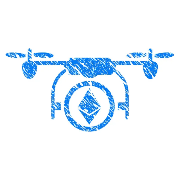 Ethereum helikopter Grunge simgesi