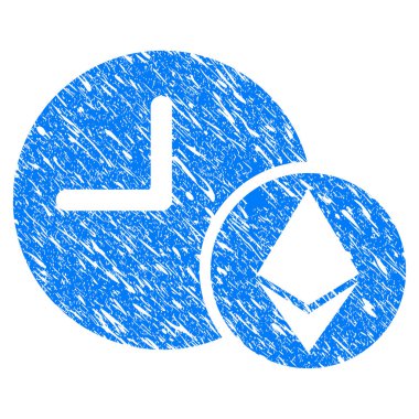 Ethereum kredi saat Grunge simgesi