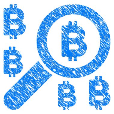 Bitcoin Grunge simgesini bulun