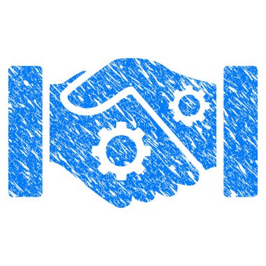 Akıllı sözleşme karşılıklı Grunge simgesi