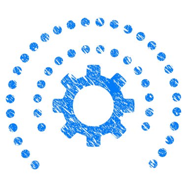 Küre kalkan seçenekleri dişli Grunge simgesi