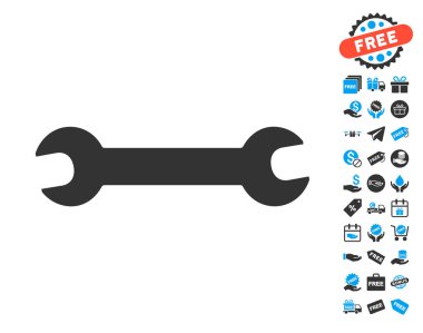 İngiliz anahtarı simgesini ücretsiz bonus