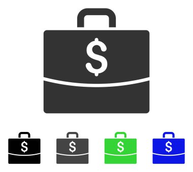 iş büyük düz simgesi