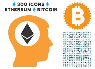 Ethereum zihin düz simgesiyle
