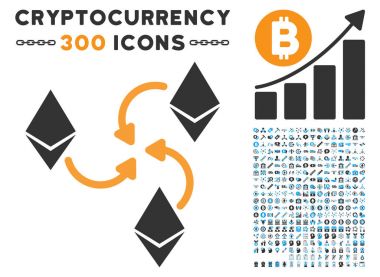 Ethereum karıştırıcı girdap düz simgesi koleksiyonu ile