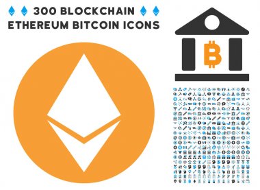 Ethereum düz simgesiyle