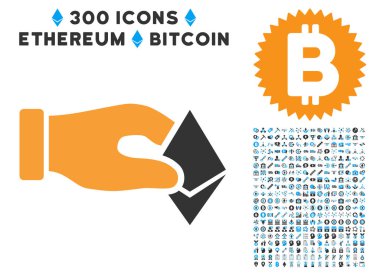 El almak Ethereum düz simgesi koleksiyonu ile