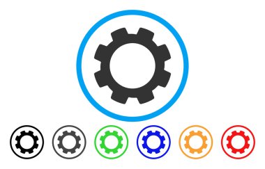 Dişli yuvarlak simge