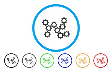 Gears'ı yuvarlak simge