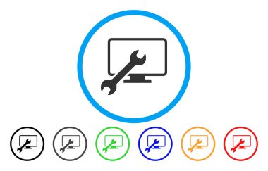 İngiliz anahtarını yapılandırmak masaüstü yuvarlak simgesi