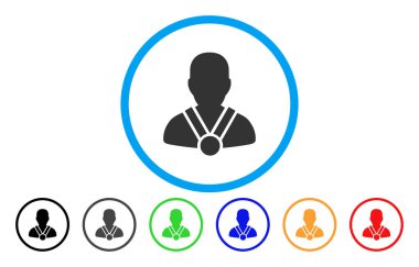 Şampiyon simgesi yuvarlak