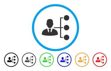 Dağıtım yöneticisini simge yuvarlak