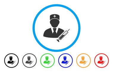 Doktor yuvarlak simge