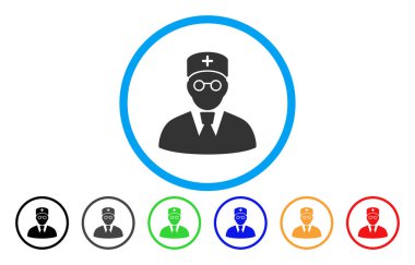 Doktor yuvarlak simge