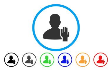 Seçmen yuvarlak simge