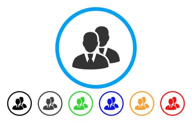 Yöneticileri simgesi yuvarlak