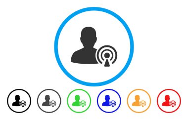 Podcast Creator simgesini yuvarlak