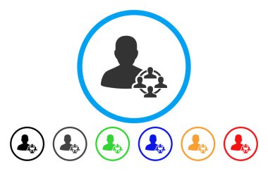 Siyaset yuvarlak simge