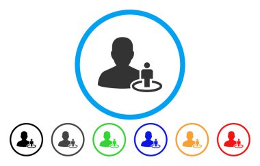 Portal moderatör yuvarlak simge