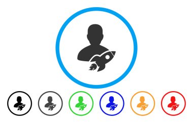 Startuper yuvarlak simge