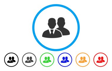 Kullanıcılar yuvarlak simge