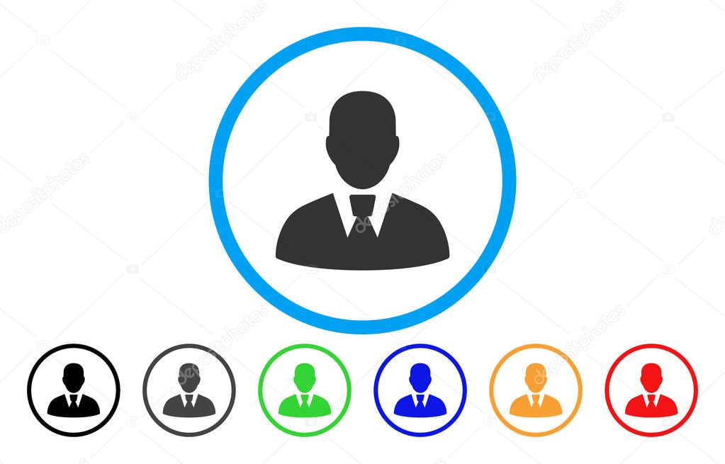 Manager Rounded Icon