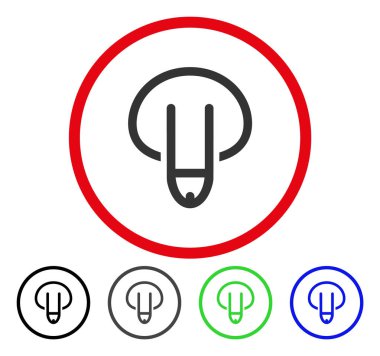 Penis Rounded Vector Icon
