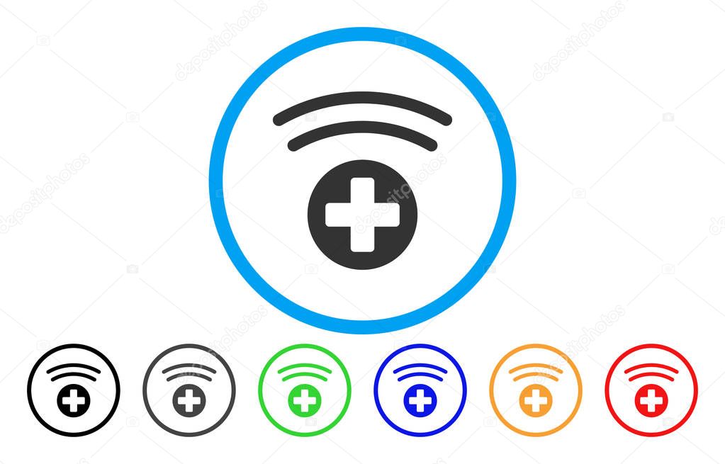 Medical Source Rounded Vector Icon