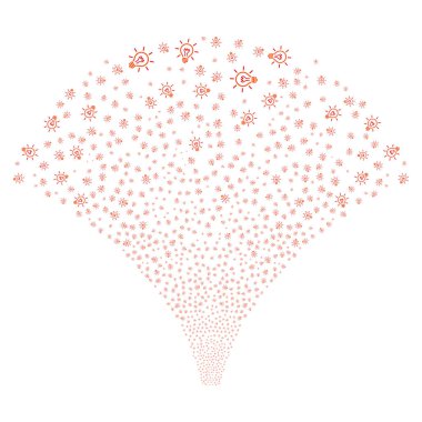 Kaynak ampul akışı simgeleri