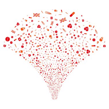 Kaynak akışı tıbbi araçlar simgeleri