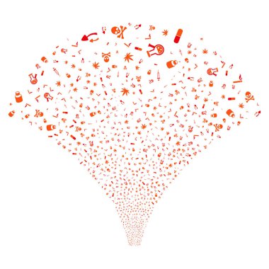 Kaynak akışı narkotik uyuşturucular simgeleri