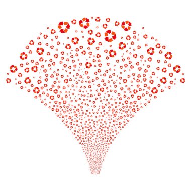 Kaynak akışı geri dönüşüm ok simgeleri