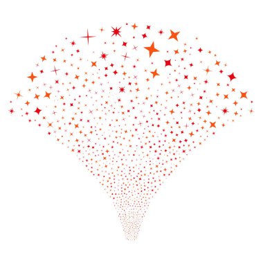 Kaynak akışı Parlatıcı yıldız kutsal kişilerin resmi