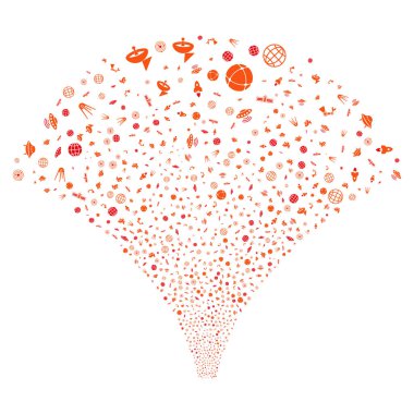 Kaynak akışı alan teknoloji simgeleri simgeleri