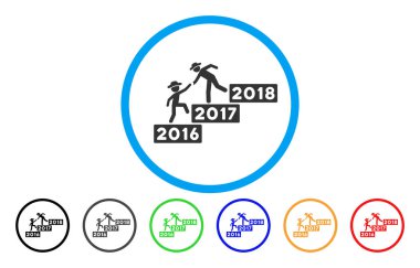 Simge 2017 iş eğitim merdivenleri yuvarlak