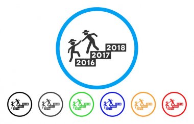 Yuvarlak simge 2017 yıl beyler yardım