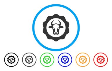 Sığır eti yuvarlak simge sertifika