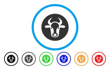 Simgesi boğa başı yuvarlak