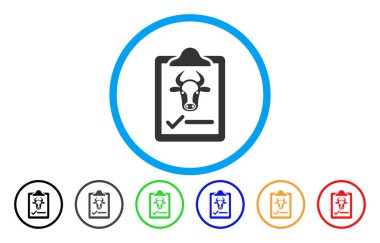 Sığır yuvarlak simge sözleşme