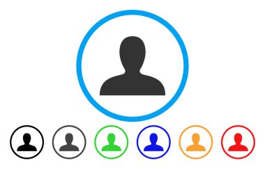 İstemci yuvarlak simge