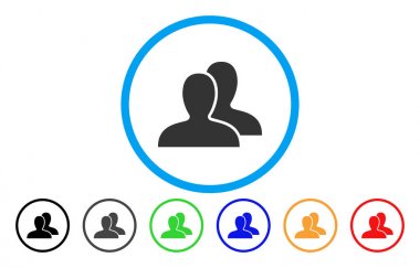 İstemciler simgesi yuvarlak